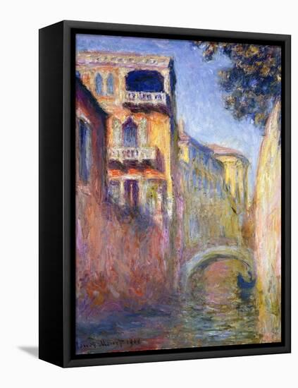 Le Rio de la Salute-Claude Monet-Framed Stretched Canvas