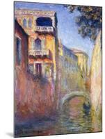 Le Rio de la Salute-Claude Monet-Mounted Giclee Print