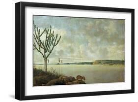 Le Rio Sao Francisco and the Fort Maurice, Brazil-Frans Post-Framed Giclee Print