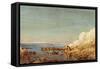 Le rocher d'Antibes: le Croûton-Félix Ziem-Framed Stretched Canvas