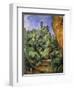 Le Rocher Rouge-Paul Cézanne-Framed Giclee Print