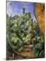 Le Rocher Rouge-Paul Cézanne-Mounted Giclee Print