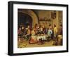 Le Roi Boit (The King Drinks)-David Teniers the Younger-Framed Giclee Print