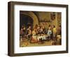 Le Roi Boit (The King Drinks)-David Teniers the Younger-Framed Giclee Print