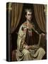 Le Roi De Castille Alphonse X Le Sage (Alfonso X El Sabio) (1221-1284) - Portrait of Alfonso X (122-Joachin Dominguez Becquer-Stretched Canvas