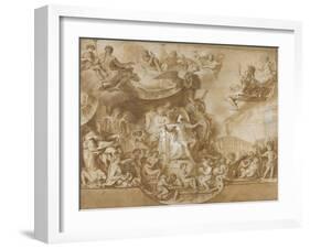 Le Roi gouverne par lui-même-Charles Le Brun-Framed Giclee Print