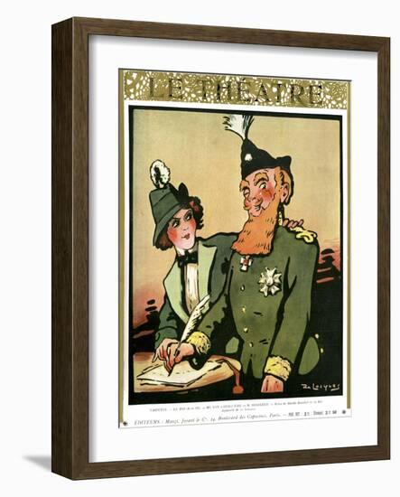 'Le Roi / The King' by Gaston Arman de Caillavet and Robert de Flers-Daniel de Loscques-Framed Giclee Print