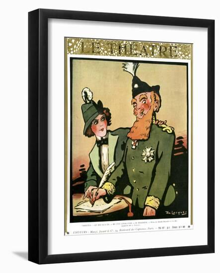 'Le Roi / The King' by Gaston Arman de Caillavet and Robert de Flers-Daniel de Loscques-Framed Giclee Print