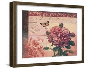 Le Rose a Monte I-Kimberly Poloson-Framed Art Print