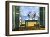 Le Rose E Il Balcone-Guido Borelli-Framed Giclee Print