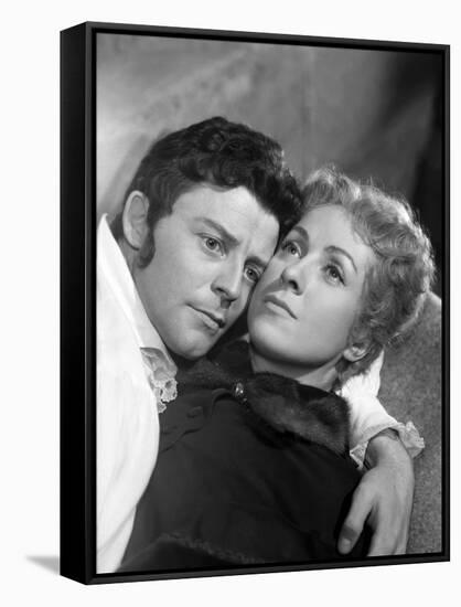 Le Rouge and le Noir by Claude Autant Lara with Gerard Philipe and Danielle Darrieux, 1954 (d'apres-null-Framed Stretched Canvas