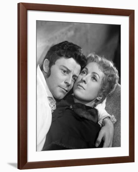 Le Rouge and le Noir by Claude Autant Lara with Gerard Philipe and Danielle Darrieux, 1954 (d'apres-null-Framed Photo