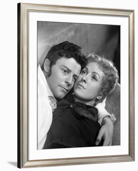 Le Rouge and le Noir by Claude Autant Lara with Gerard Philipe and Danielle Darrieux, 1954 (d'apres-null-Framed Photo