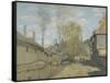 Le ruisseau de Robec, à Rouen-Claude Monet-Framed Stretched Canvas