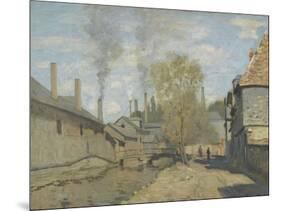 Le ruisseau de Robec, à Rouen-Claude Monet-Mounted Giclee Print