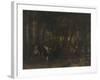 Le rut du printemps, combat de cerfs-Gustave Courbet-Framed Giclee Print