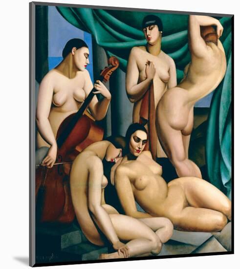 Le Rythme-Tamara de Lempicka-Mounted Premium Giclee Print