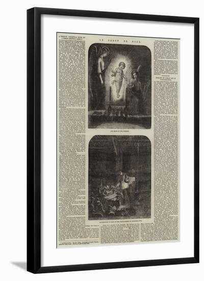 Le Sabot De Noel-Leopold Flameng-Framed Giclee Print