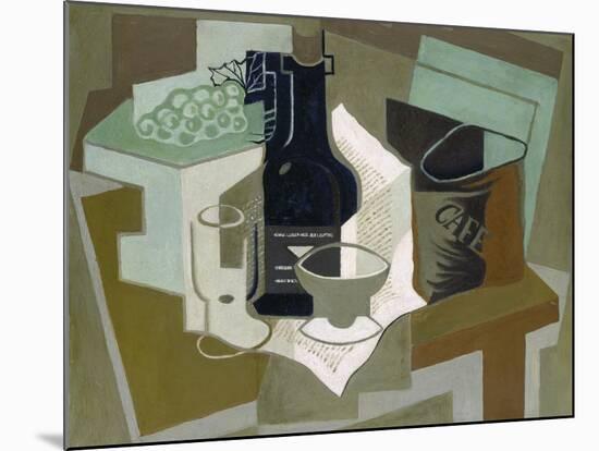 Le Sac De Café, 1920-Juan Gris-Mounted Giclee Print