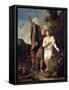 Le Sacrifice d'Abraham-Antoine Coypel-Framed Stretched Canvas