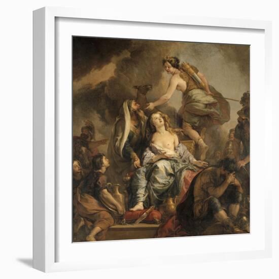 Le sacrifice d'Iphigénie-Charles de La Fosse-Framed Giclee Print