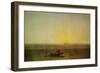 Le Sahara, dit aussi Le desert, 1867 Sahara, or The desert. Canvas, 110 x 200 cm R. F. 505.-Gustave Guillaumet-Framed Giclee Print