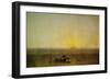 Le Sahara, dit aussi Le desert, 1867 Sahara, or The desert. Canvas, 110 x 200 cm R. F. 505.-Gustave Guillaumet-Framed Giclee Print