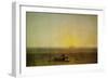 Le Sahara, dit aussi Le desert, 1867 Sahara, or The desert. Canvas, 110 x 200 cm R. F. 505.-Gustave Guillaumet-Framed Giclee Print