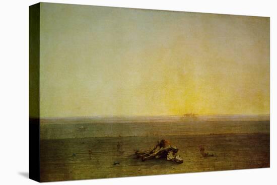 Le Sahara, dit aussi Le desert, 1867 Sahara, or The desert. Canvas, 110 x 200 cm R. F. 505.-Gustave Guillaumet-Stretched Canvas