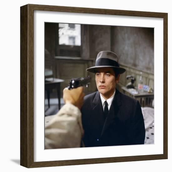 Le Samourai by Jean-Pierre Melville with Alain Delon, 1967 (photo)-null-Framed Photo