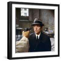 Le Samourai by Jean-Pierre Melville with Alain Delon, 1967 (photo)-null-Framed Photo