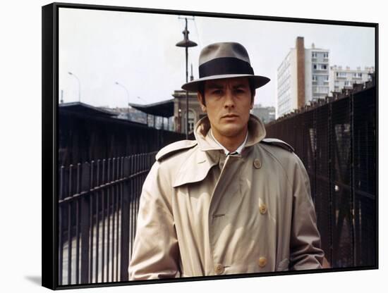 Le Samourai by Jean-Pierre Melville with Alain Delon, 1967 (photo)-null-Framed Stretched Canvas