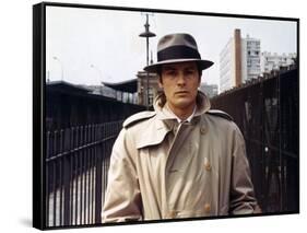 Le Samourai by Jean-Pierre Melville with Alain Delon, 1967 (photo)-null-Framed Stretched Canvas