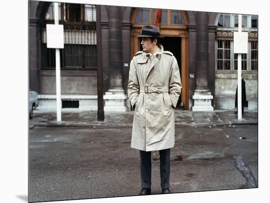 Le Samourai by Jean-Pierre Melville with Alain Delon, 1967 (photo)-null-Mounted Photo