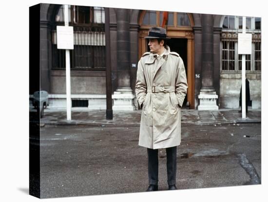 Le Samourai by Jean-Pierre Melville with Alain Delon, 1967 (photo)-null-Stretched Canvas