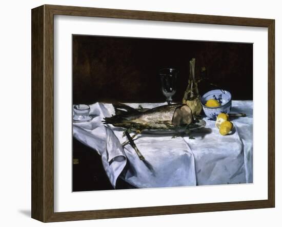 Le Saumon, c.1864-Edouard Manet-Framed Giclee Print