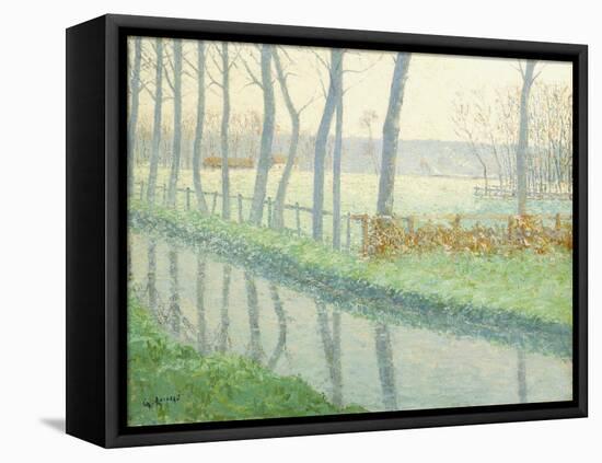 Le Sausseron, Nesles-La Vallee, C.1891-Gustave Loiseau-Framed Stretched Canvas