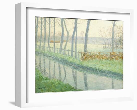 Le Sausseron, Nesles-La Vallee, C.1891-Gustave Loiseau-Framed Giclee Print