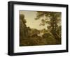 Le Saut De Loup-Henri-Joseph Harpignies-Framed Giclee Print