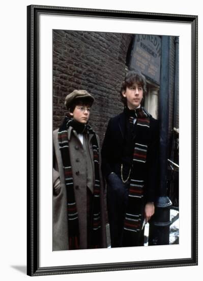 Le Secret by la Pyramide YOUNG SHERLOCK HOLMES by BarryLevinson with Alan Cox and Nicholas Rowe, 19-null-Framed Photo