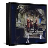 Le Seigneur by la Guerre THE WAR LORD by FranklinSchaffner with Charlton Heston, Guy Stockwell and -null-Framed Stretched Canvas