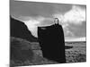 Le Septieme Sceau THE SEVENTH SEAL by Ingmar Bergman with Ekerot, 1957, death (b/w photo)-null-Mounted Photo
