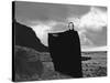 Le Septieme Sceau THE SEVENTH SEAL by Ingmar Bergman with Ekerot, 1957, death (b/w photo)-null-Stretched Canvas