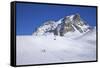 Le Serac Blue Piste, Winter Sun, Champagny, La Plagne, French Alps, France, Europe-Peter Barritt-Framed Stretched Canvas