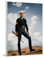 Le Sergent Noir SERGEANT RUTLEDGE by JohnFord with Woody Strode, 1960 (photo)-null-Framed Photo