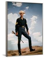 Le Sergent Noir SERGEANT RUTLEDGE by JohnFord with Woody Strode, 1960 (photo)-null-Framed Photo