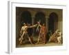 Le Serment des Horaces-Jacques-Louis David-Framed Giclee Print