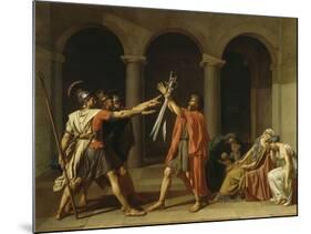 Le Serment des Horaces-Jacques-Louis David-Mounted Giclee Print