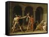 Le Serment des Horaces-Jacques-Louis David-Framed Stretched Canvas