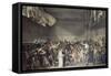 Le serment du jeu de Paume, le 20 juin 1789-Jacques-Louis David-Framed Stretched Canvas